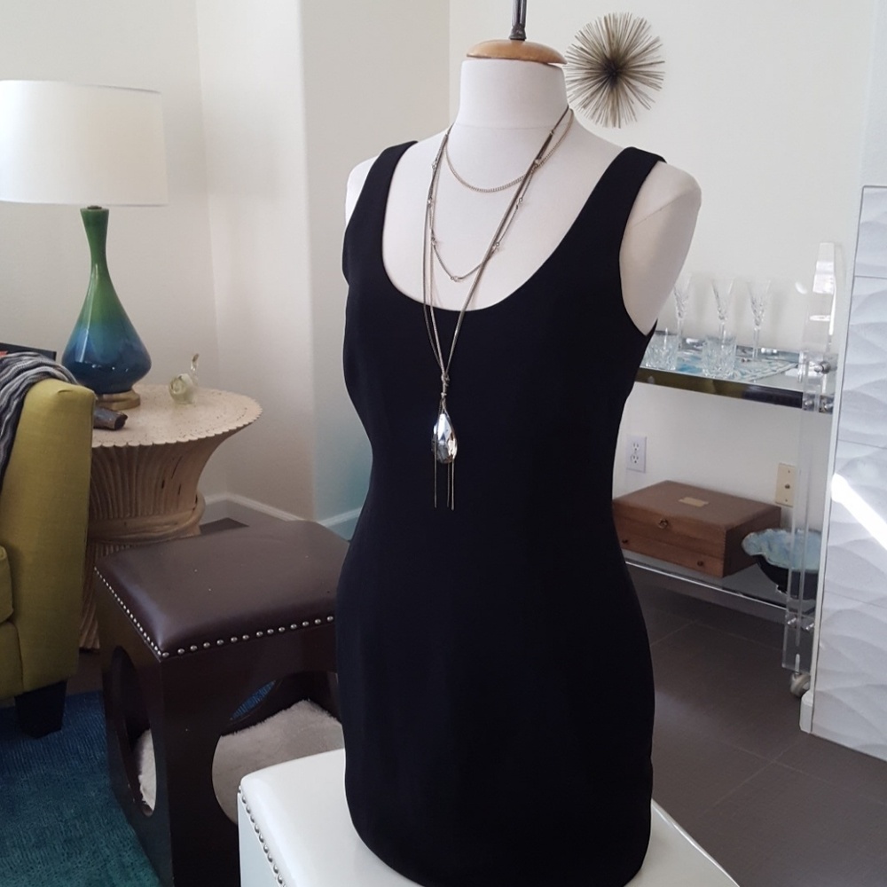Vintage Nicole Miller Black Dress 8